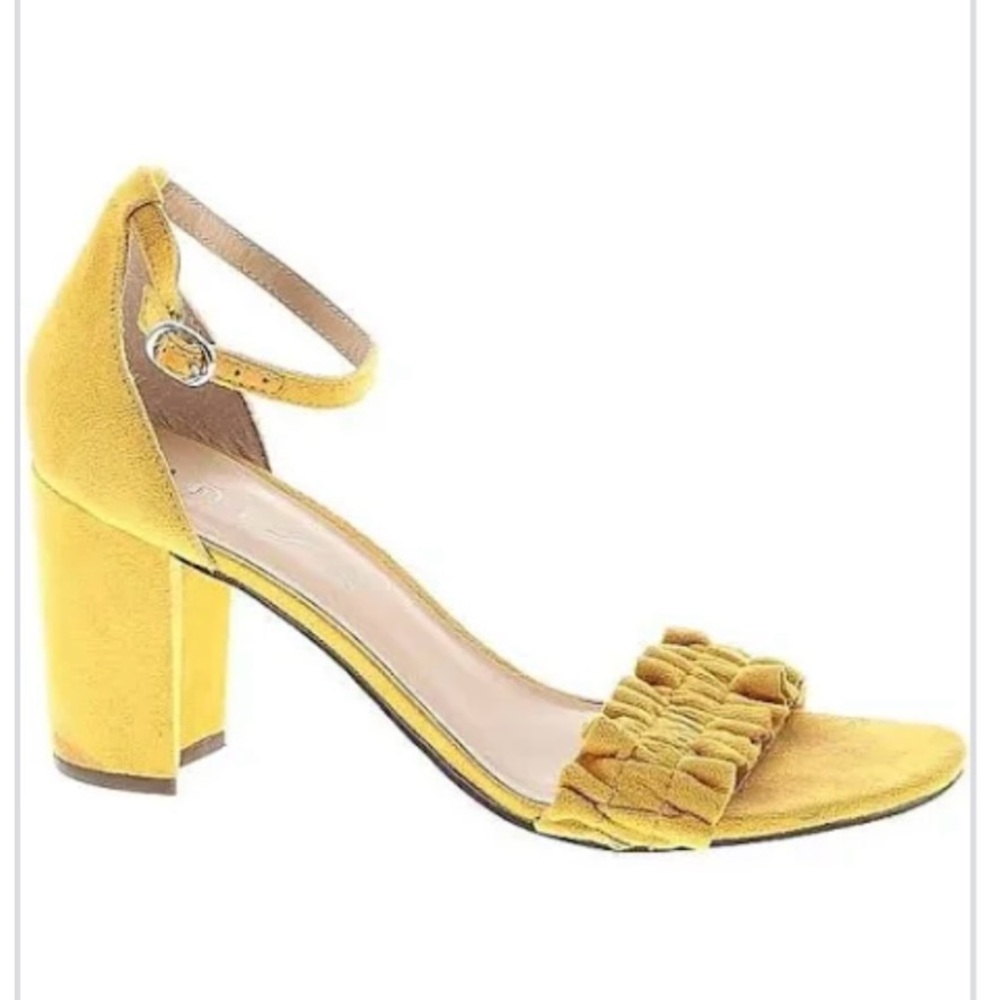Unisa Yellow Women's Heeled Sandals sz 8